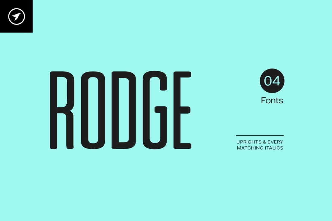 RODGE - Unique Display / Headline Typeface