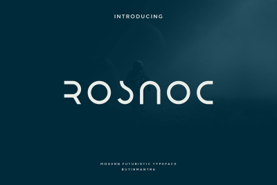 Rosnoc - Futuristic Font