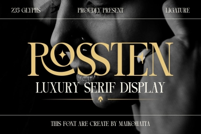 Rossten - Luxury Serif Display
