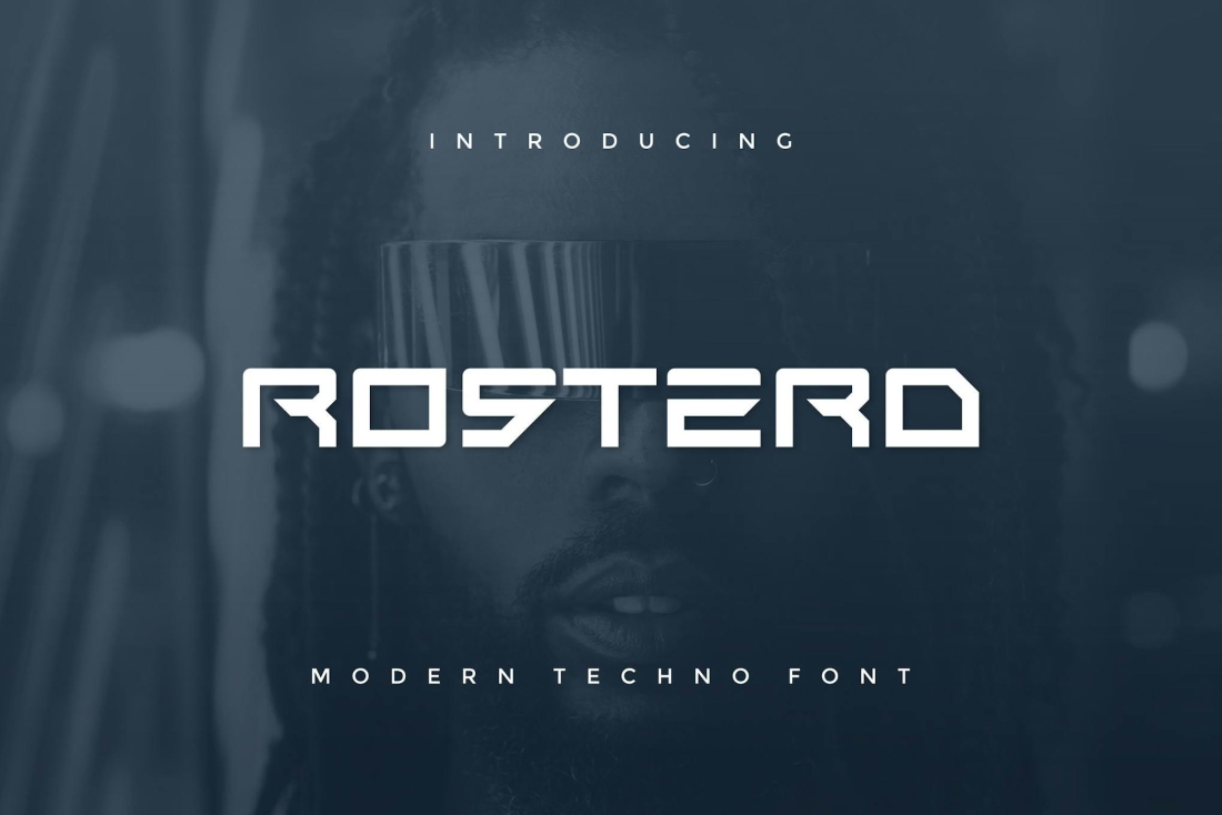 Rosterd Modern Techno Font