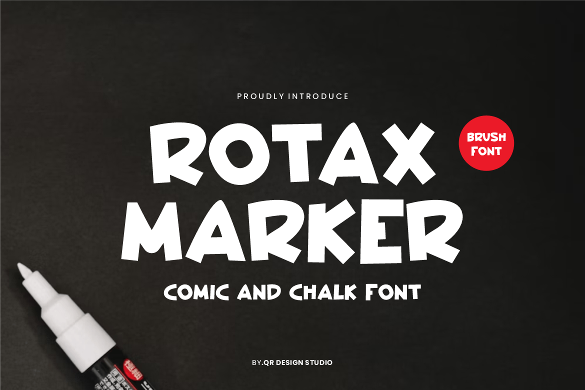Rotax Marker – Comic & Chalk Font