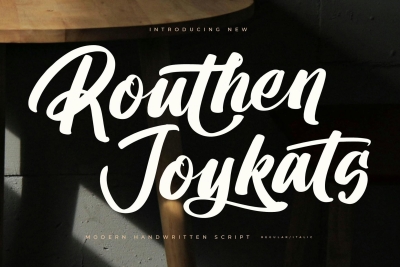 Routhen Joykats Modern Handwritten Font