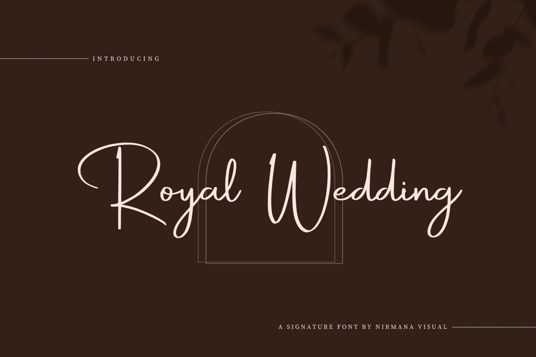 Royal Wedding - Logo Font