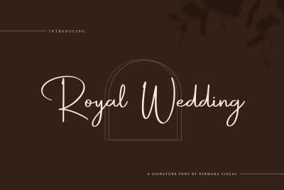 Royal Wedding - Logo Font