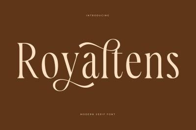 Royaltens Modern Serif Font