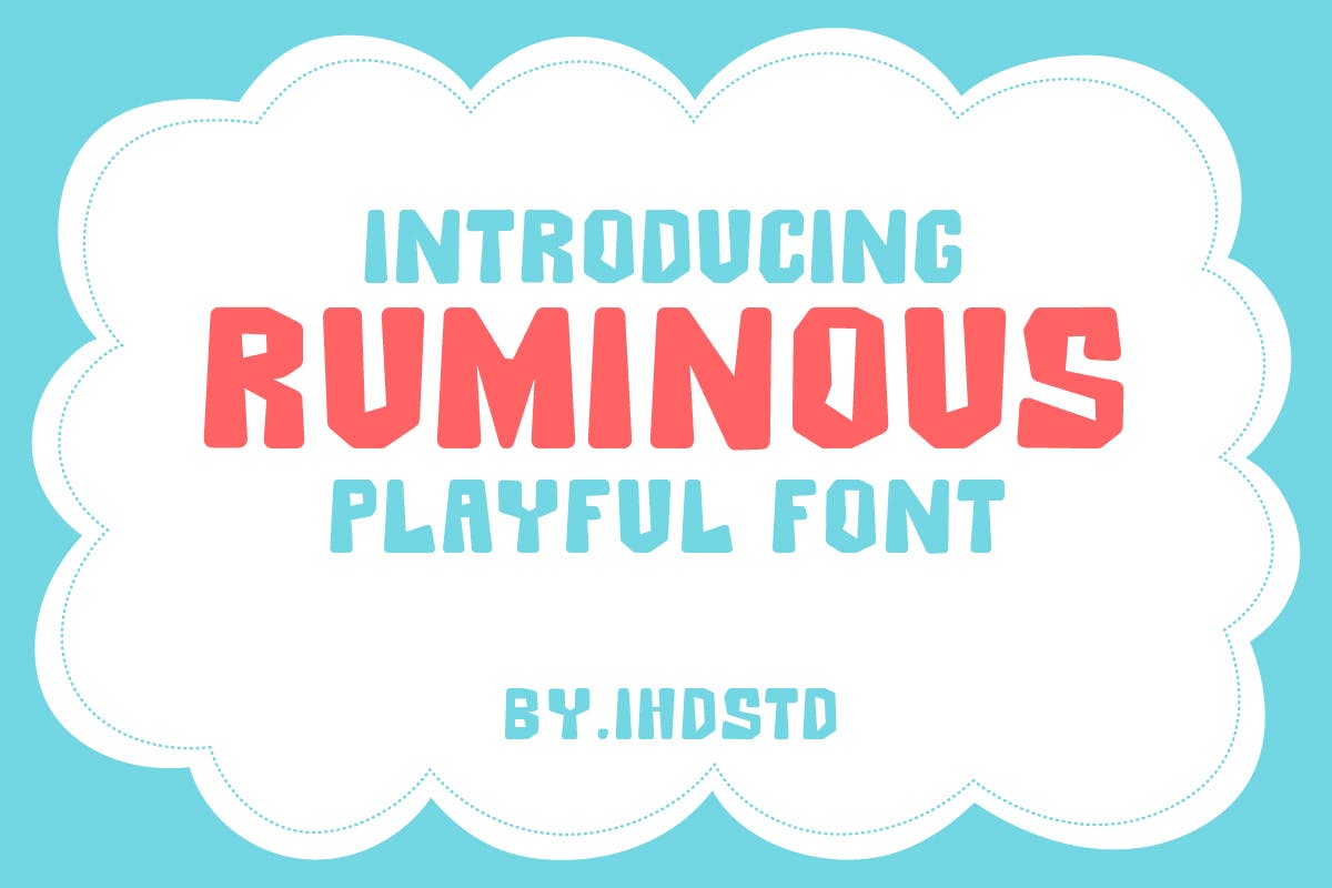 Ruminous Playful Font