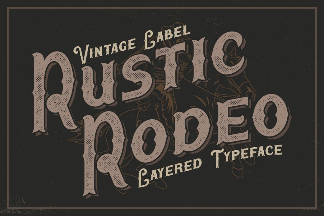 Rustic Rodeo Display Font