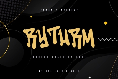 Ryturm - Modern Graffiti Font