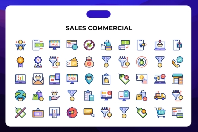 Sales Commercial Icons
