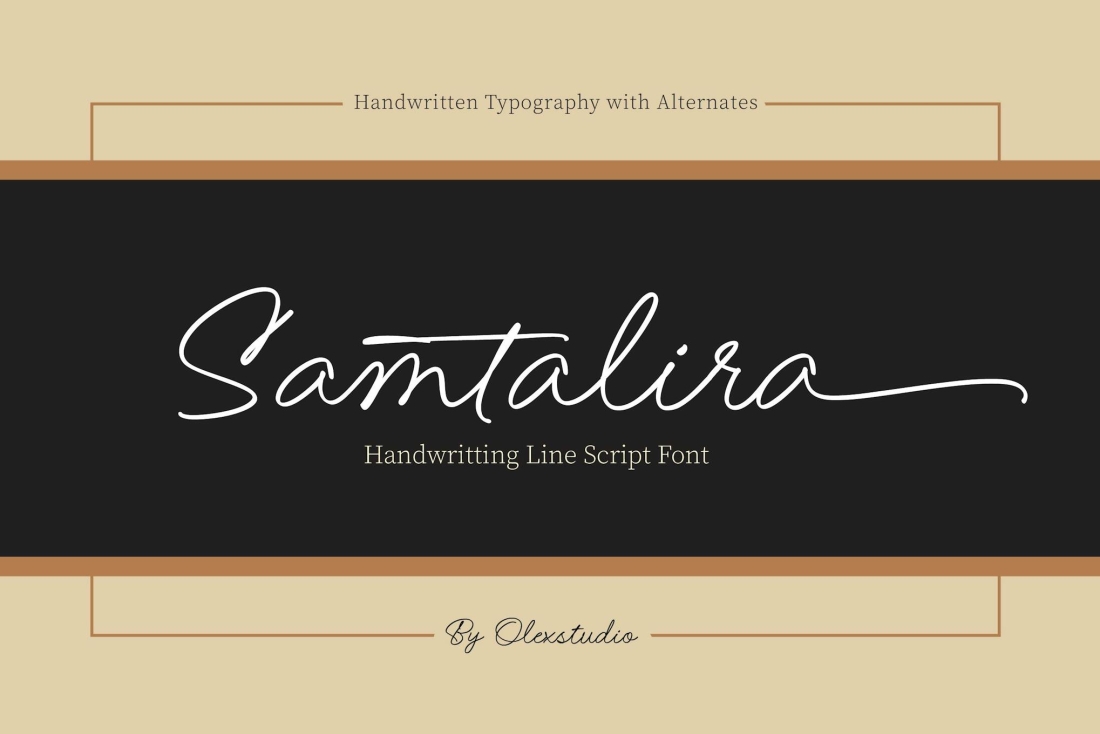Samtalira - Handwriting Script