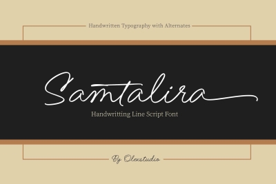Samtalira - Handwriting Script