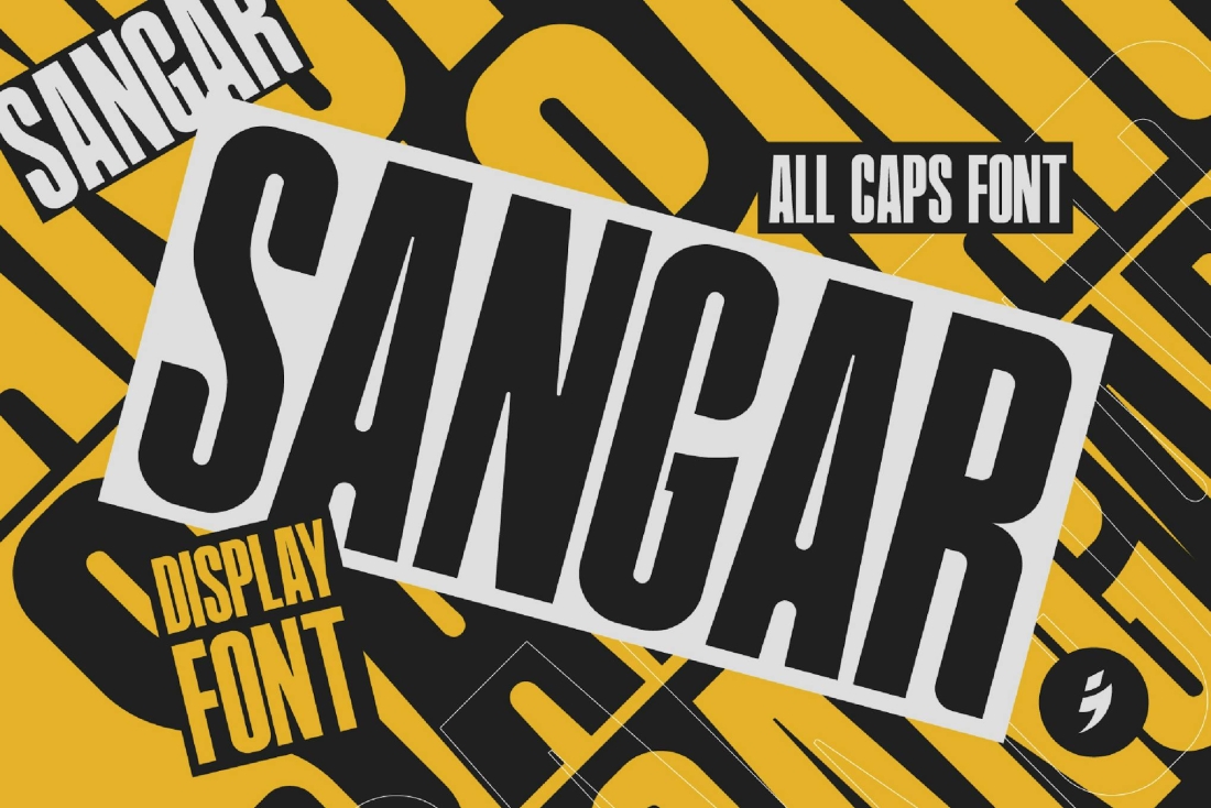 Sangar - Sporty Display Font