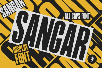 Sangar - Sporty Display Font