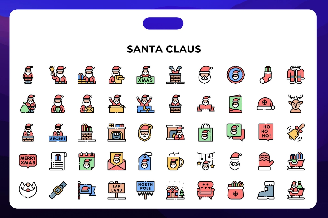 Santa Claus Icons