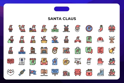 Santa Claus Icons