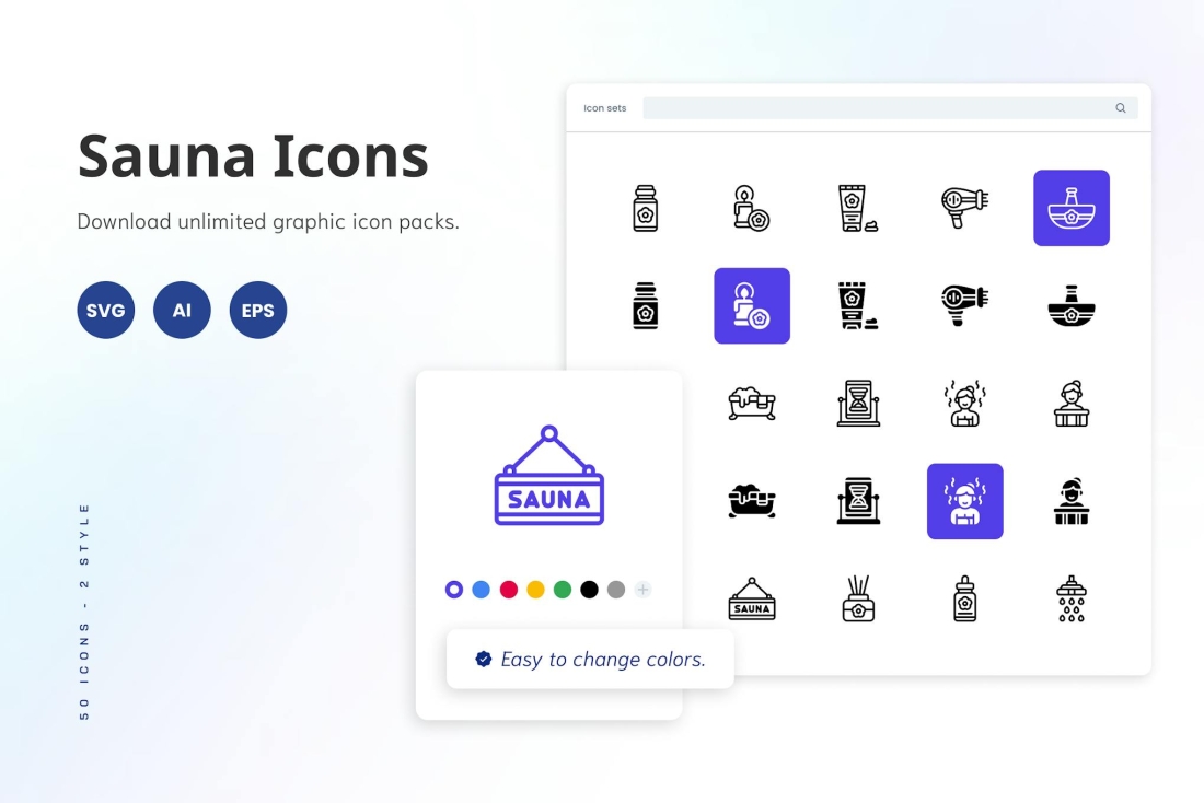 Sauna Icons
