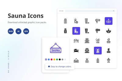 Sauna Icons