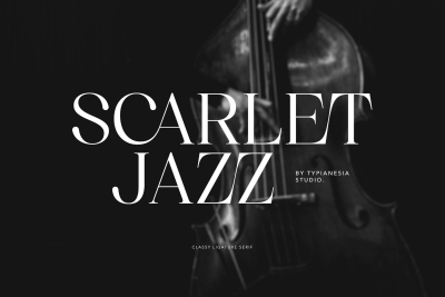 Scarlet Jazz - Classy Ligature Serif