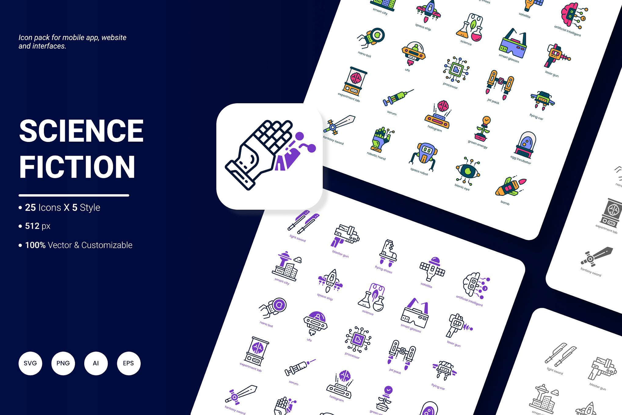 Science Fiction Icon Pack