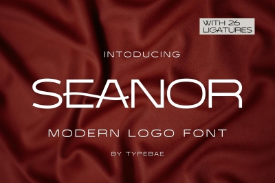 Seanor - Modern Logo Font