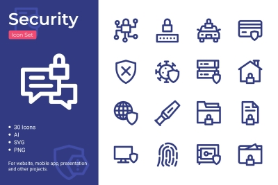 Security Icon Set