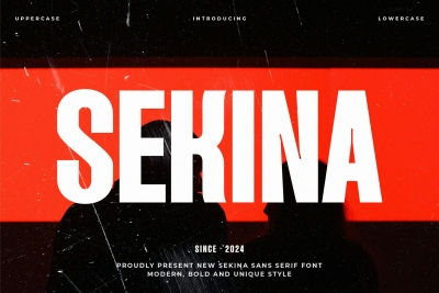 SEKINA - Modern Condensed Sans Serif
