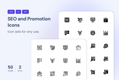 SEO and Promotion Icons