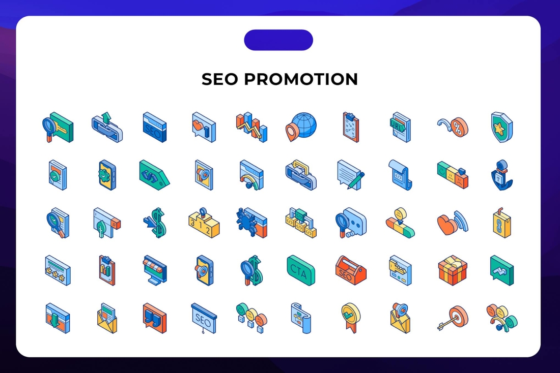 SEO Promotion Icons