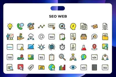 Seo Web  Icons