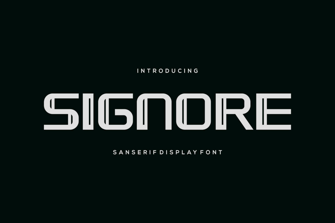 Signore Fonts