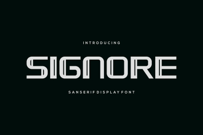 Signore Fonts