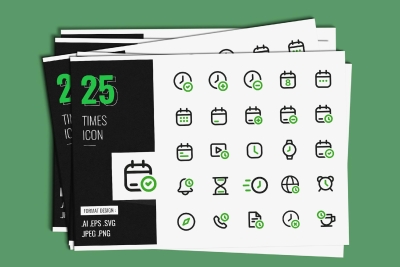 Simple Time Icon Design