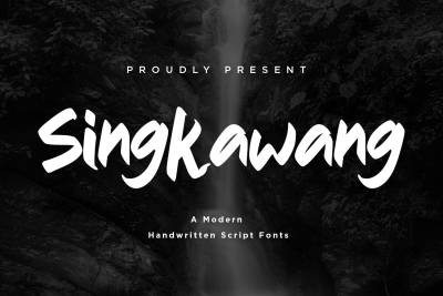 Singkawang - Handwritten Script fonts