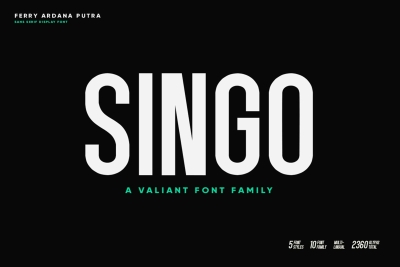 Singo | Sans Display Font