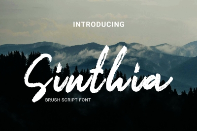 Sinthia - Brush Script Font