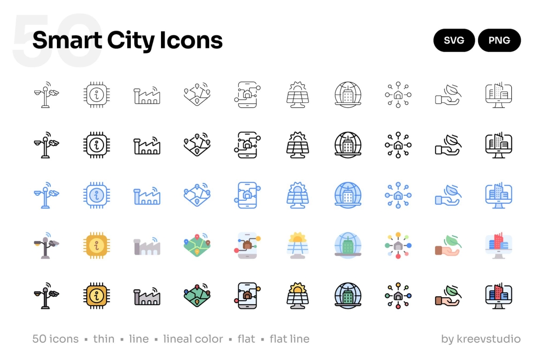 Smart City Icons