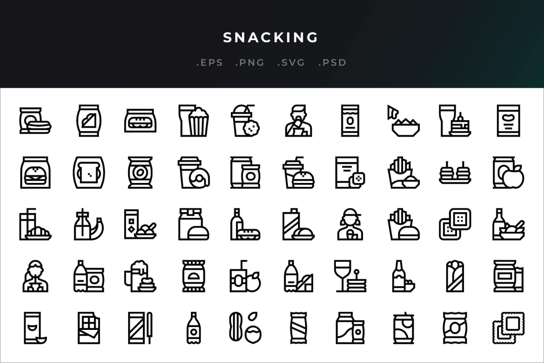 Snacking Icons