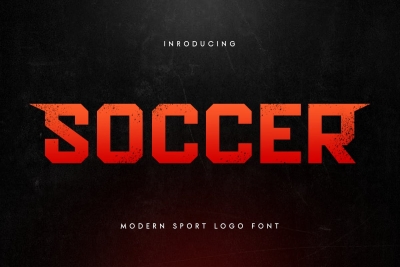 Soccer - Modern Sport Logo Font