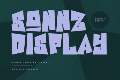 Sonnz Graffiti Display Typeface