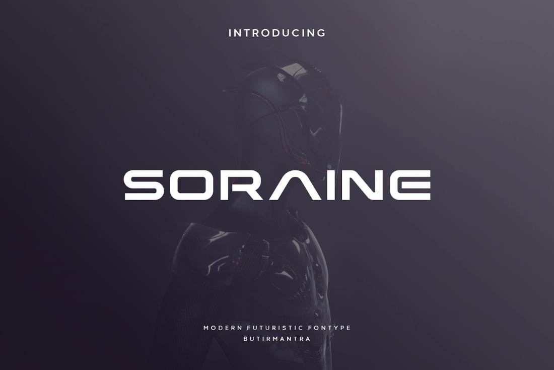 Soraine - Futuristic Font