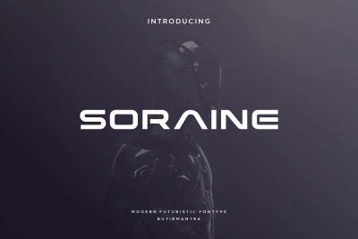 Soraine - Futuristic Font