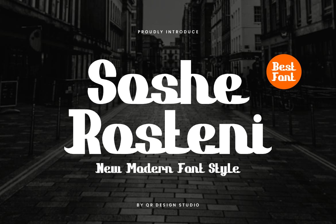 Soshe Rosteni – Modern Font