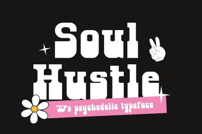 Soul Hustle - 1970's Psychedelic Typeface