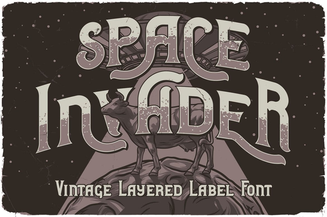 Space Invader Display Font