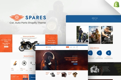 Spares - Car, Auto Parts,Automotive Shopify Theme