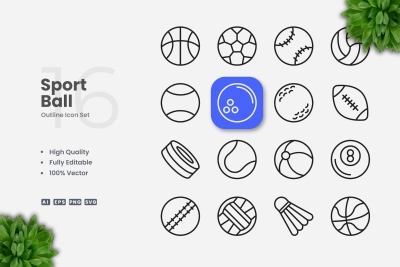 Sports Ball Icons