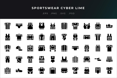 Sportswear Cyber Lime Icons