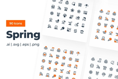 Spring Icon Set