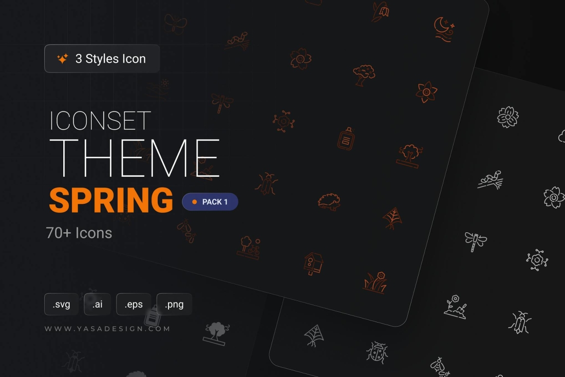 Spring Icons Set v1