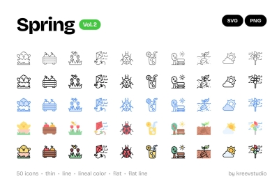 Spring Icons Vol. 2